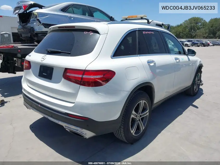 2018 Mercedes-Benz Glc 300 VIN: WDC0G4JB3JV065233 Lot: 45576551