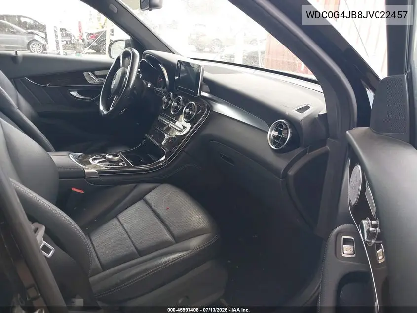 2018 Mercedes-Benz Glc 300 VIN: WDC0G4JB8JV022457 Lot: 45597408