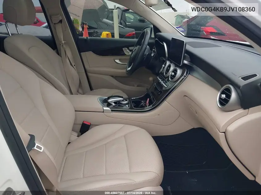 2018 Mercedes-Benz Glc 300 4Matic VIN: WDC0G4KB9JV108360 Lot: 45607587