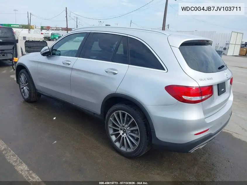 2018 Mercedes-Benz Glc 300 VIN: WDC0G4JB7JV103711 Lot: 45615773
