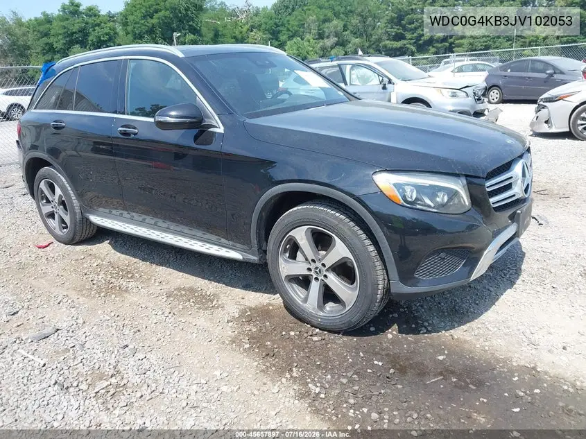 2018 Mercedes-Benz Glc 300 4Matic VIN: WDC0G4KB3JV102053 Lot: 45657897