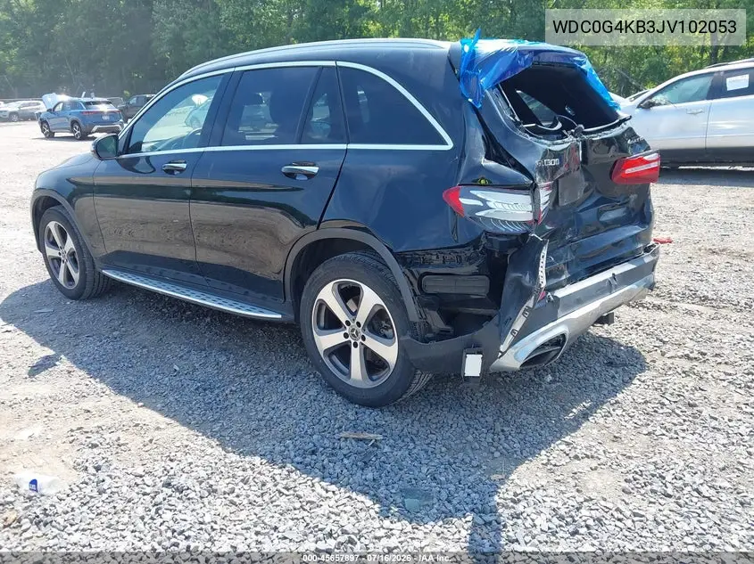 2018 Mercedes-Benz Glc 300 4Matic VIN: WDC0G4KB3JV102053 Lot: 45657897
