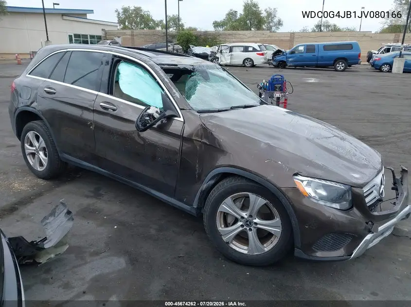 2018 Mercedes-Benz Glc 300 VIN: WDC0G4JB1JV080166 Lot: 45674262