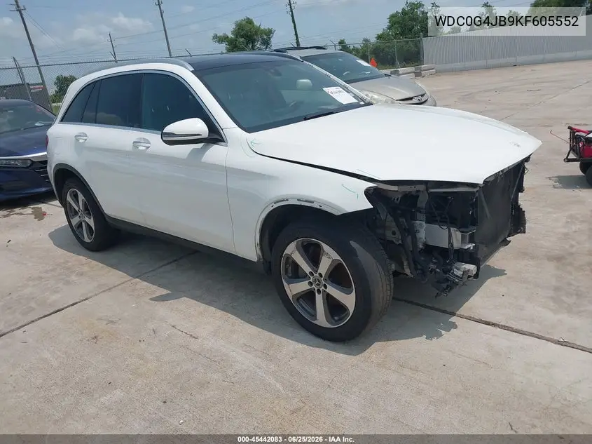 2019 Mercedes-Benz Glc 300 VIN: WDC0G4JB9KF605552 Lot: 45442083