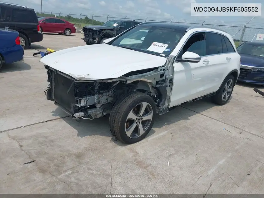2019 Mercedes-Benz Glc 300 VIN: WDC0G4JB9KF605552 Lot: 45442083