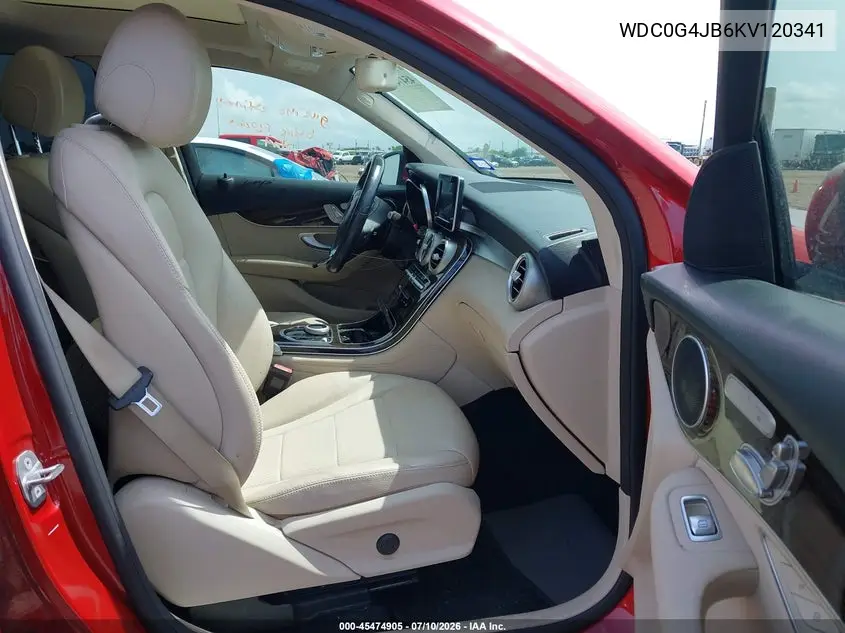 2019 Mercedes-Benz Glc 300 VIN: WDC0G4JB6KV120341 Lot: 45474905