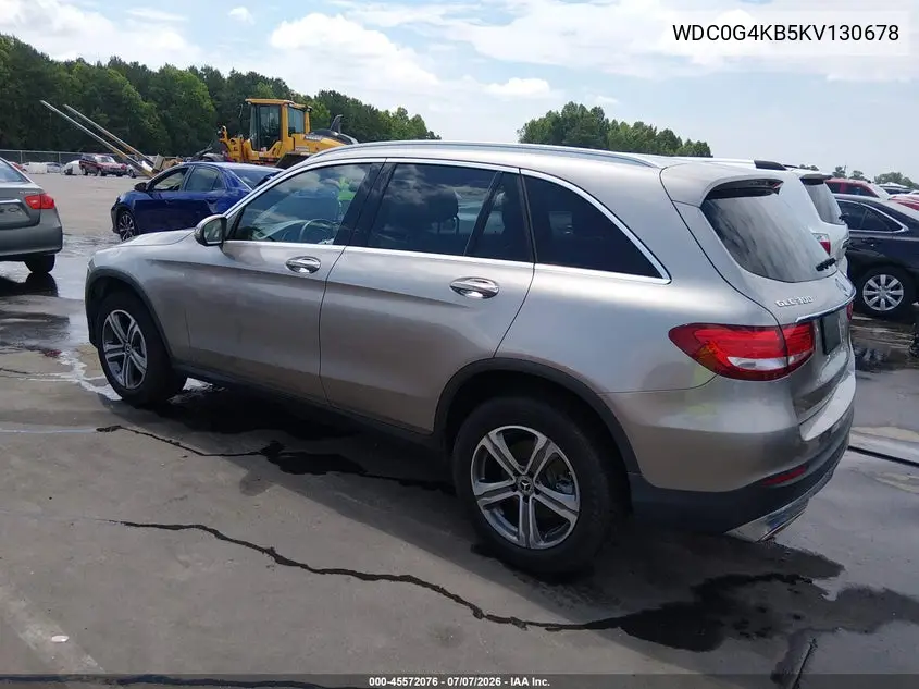 2019 Mercedes-Benz Glc 300 4Matic VIN: WDC0G4KB5KV130678 Lot: 45572076