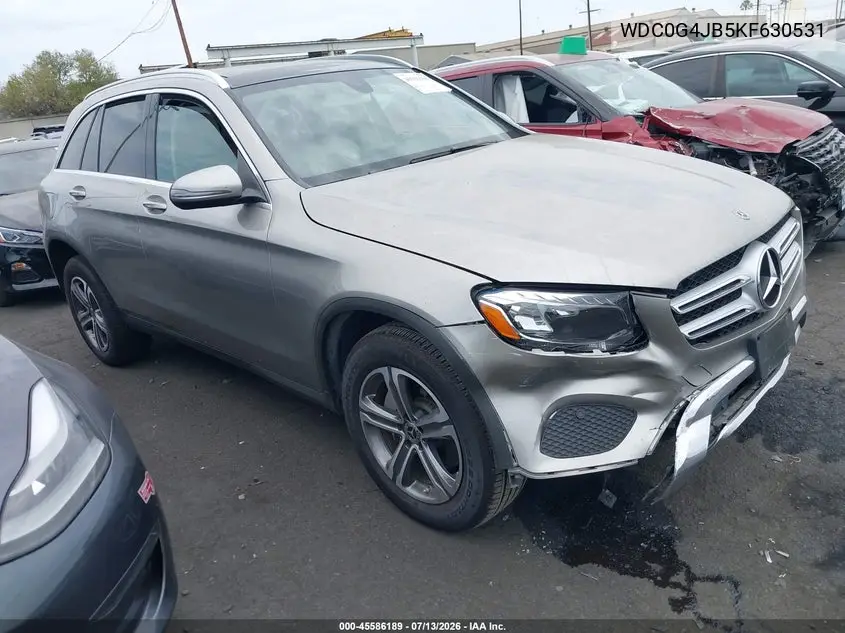 2019 Mercedes-Benz Glc 300 VIN: WDC0G4JB5KF630531 Lot: 45586189