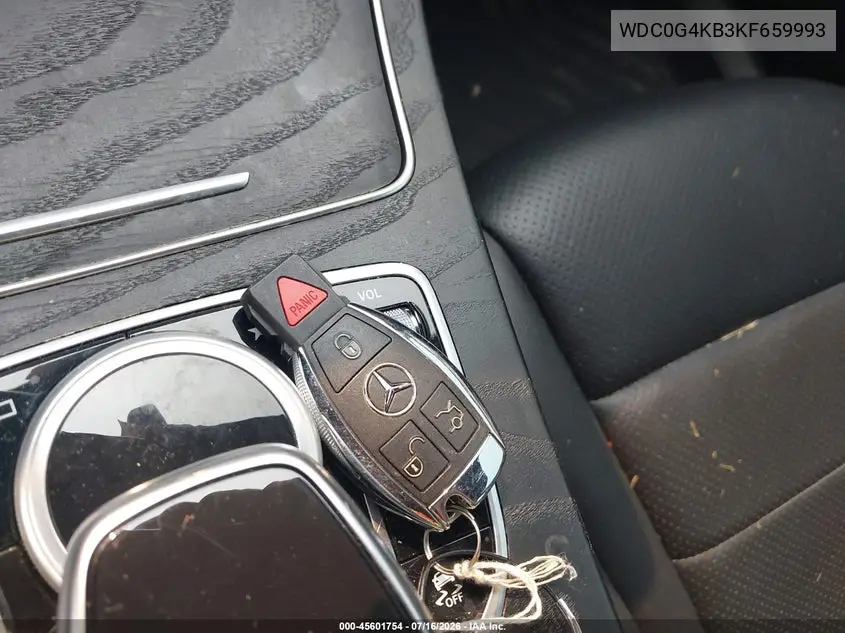 WDC0G4KB3KF659993 2019 Mercedes-Benz Glc 300 4Matic