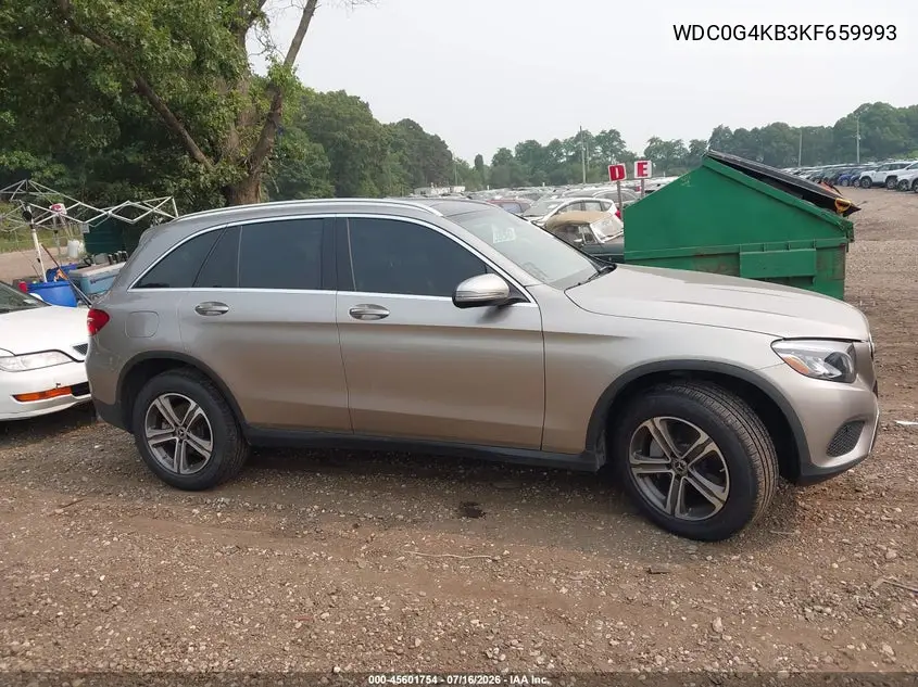 WDC0G4KB3KF659993 2019 Mercedes-Benz Glc 300 4Matic