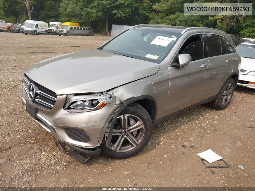 WDC0G4KB3KF659993 2019 Mercedes-Benz Glc 300 4Matic