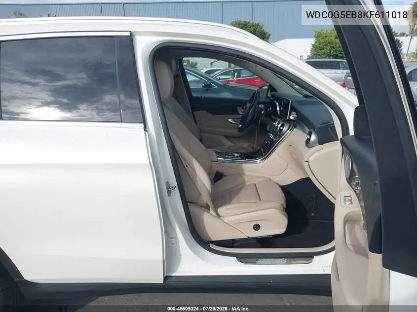 2019 Mercedes-Benz Glc 350E 4Matic VIN: WDC0G5EB8KF611018 Lot: 45609324