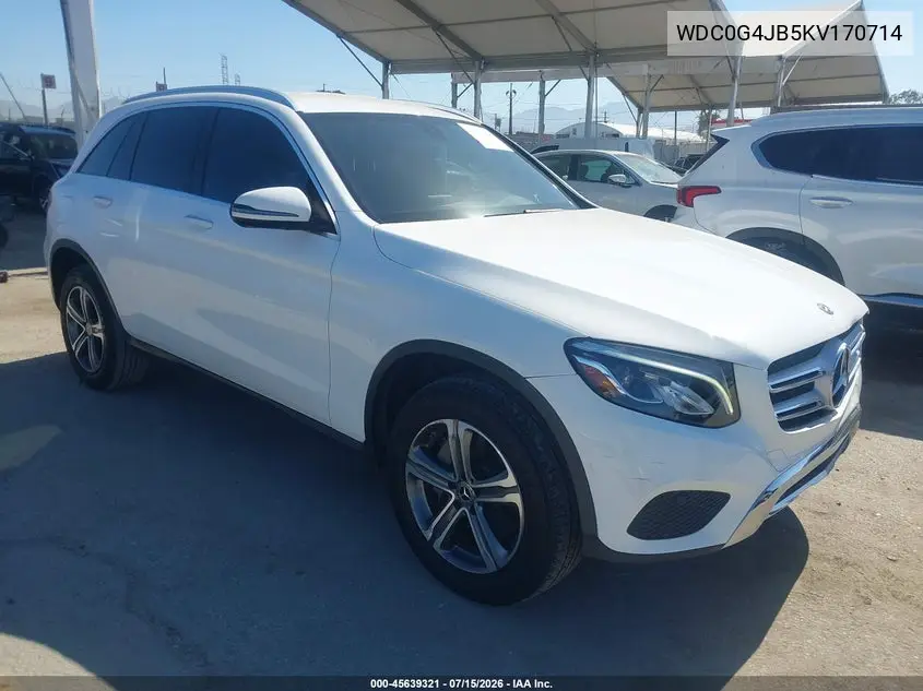 2019 Mercedes-Benz Glc 300 VIN: WDC0G4JB5KV170714 Lot: 45639321