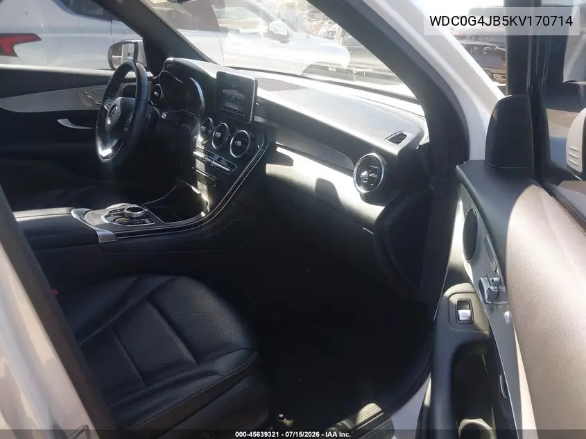 2019 Mercedes-Benz Glc 300 VIN: WDC0G4JB5KV170714 Lot: 45639321