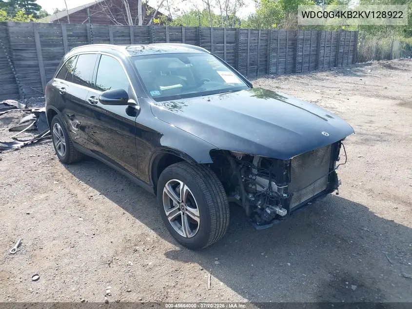 2019 Mercedes-Benz Glc 300 4Matic VIN: WDC0G4KB2KV128922 Lot: 45664000