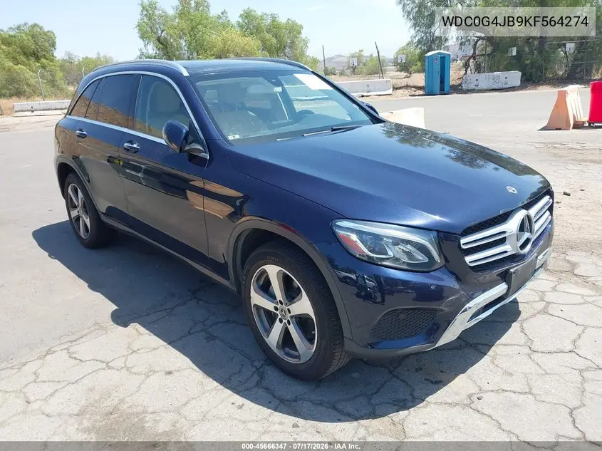 2019 Mercedes-Benz Glc 300 VIN: WDC0G4JB9KF564274 Lot: 45666347