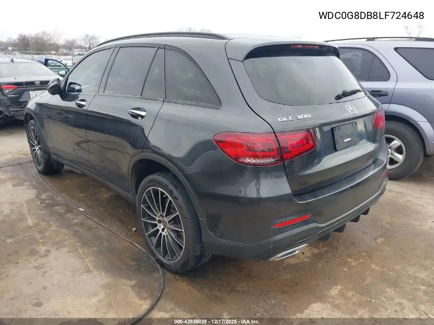 WDC0G8DB8LF724648 2020 Mercedes-Benz Glc 300