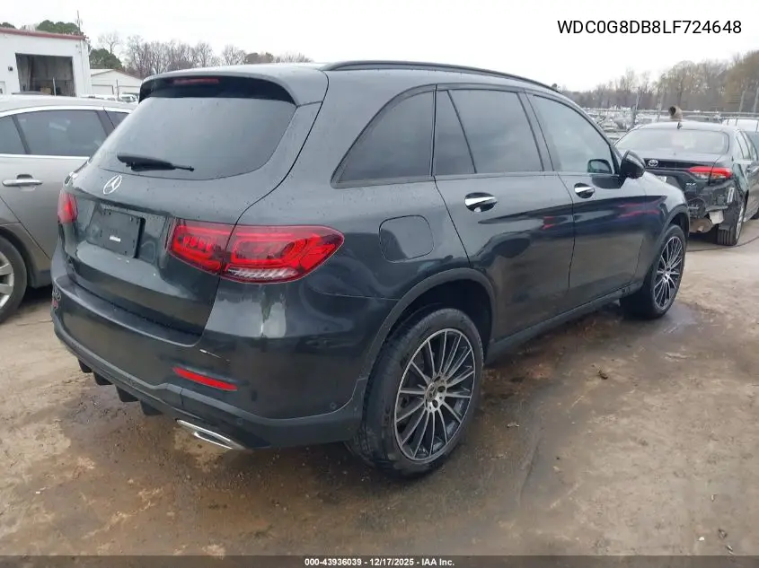 WDC0G8DB8LF724648 2020 Mercedes-Benz Glc 300