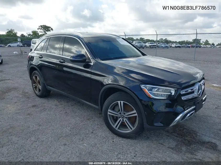 2020 Mercedes-Benz Glc 300 4Matic VIN: W1N0G8EB3LF786570 Lot: 45295979