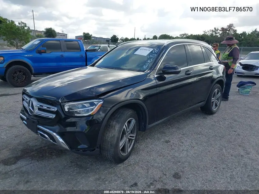 2020 Mercedes-Benz Glc 300 4Matic VIN: W1N0G8EB3LF786570 Lot: 45295979