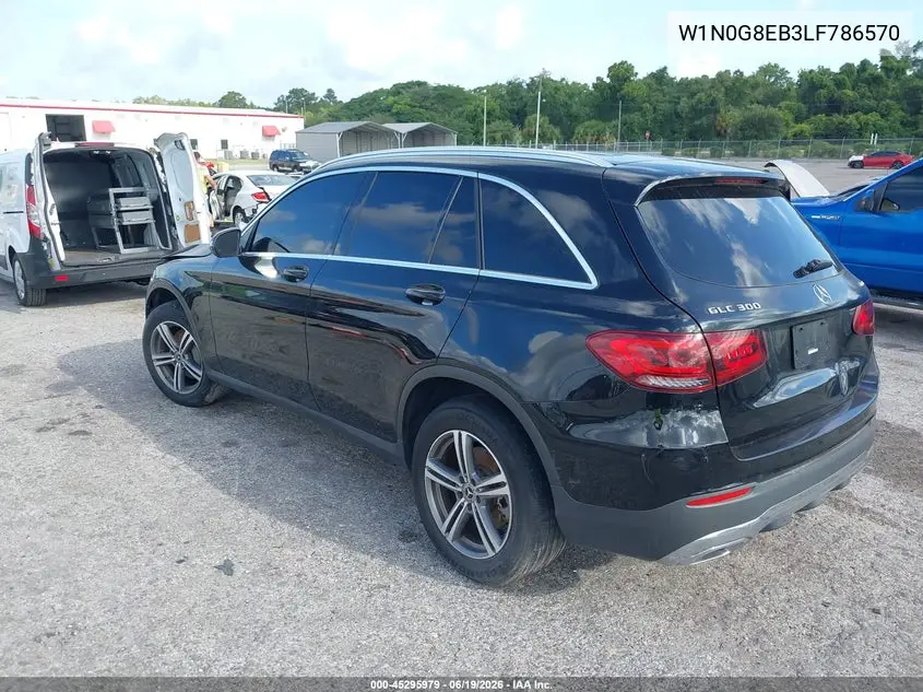 2020 Mercedes-Benz Glc 300 4Matic VIN: W1N0G8EB3LF786570 Lot: 45295979