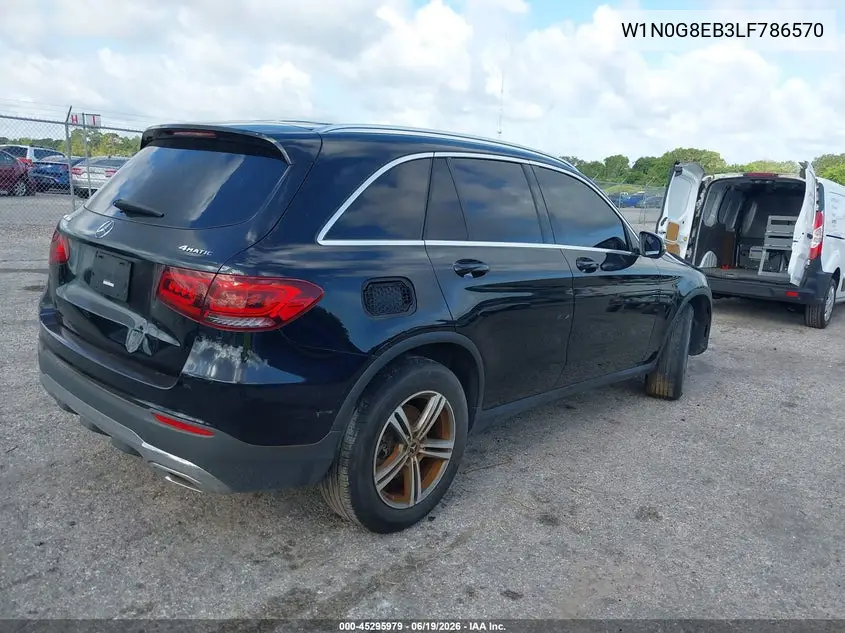 2020 Mercedes-Benz Glc 300 4Matic VIN: W1N0G8EB3LF786570 Lot: 45295979