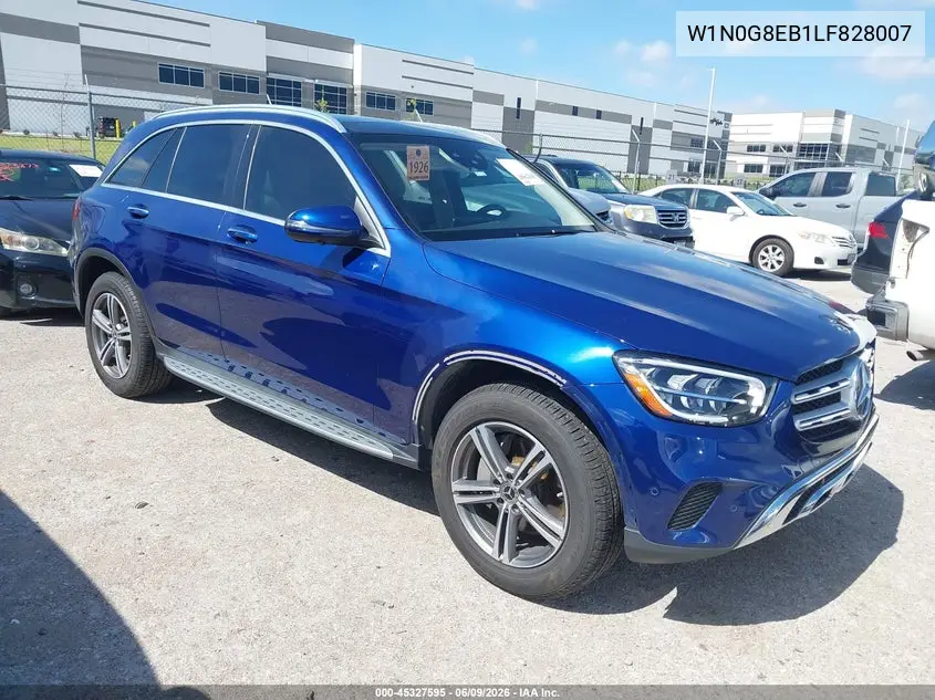 2020 Mercedes-Benz Glc 300 4Matic VIN: W1N0G8EB1LF828007 Lot: 45327595