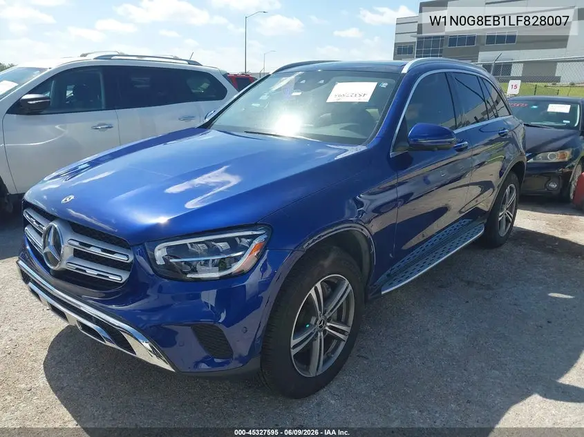 2020 Mercedes-Benz Glc 300 4Matic VIN: W1N0G8EB1LF828007 Lot: 45327595
