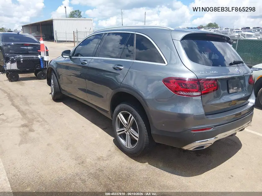 2020 Mercedes-Benz Glc 300 4Matic VIN: W1N0G8EB3LF865298 Lot: 45337618