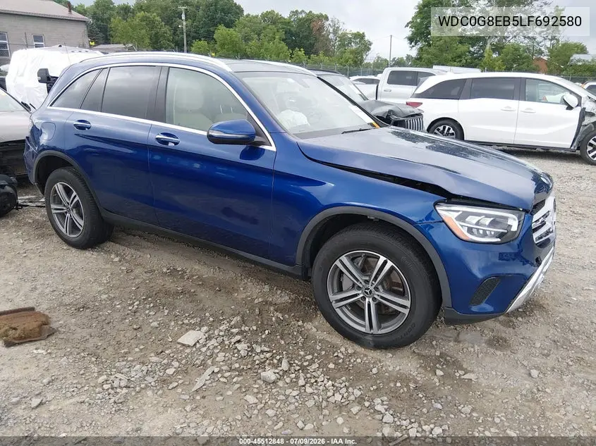 2020 Mercedes-Benz Glc 300 4Matic VIN: WDC0G8EB5LF692580 Lot: 45512848