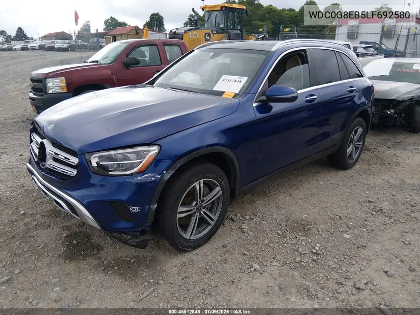 2020 Mercedes-Benz Glc 300 4Matic VIN: WDC0G8EB5LF692580 Lot: 45512848