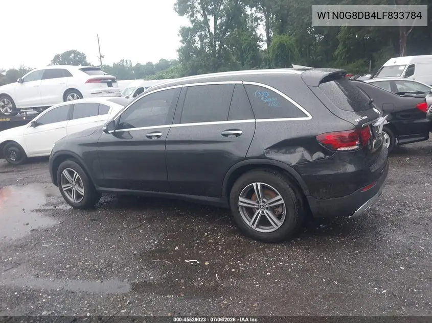 2020 Mercedes-Benz Glc 300 VIN: W1N0G8DB4LF833784 Lot: 45529023