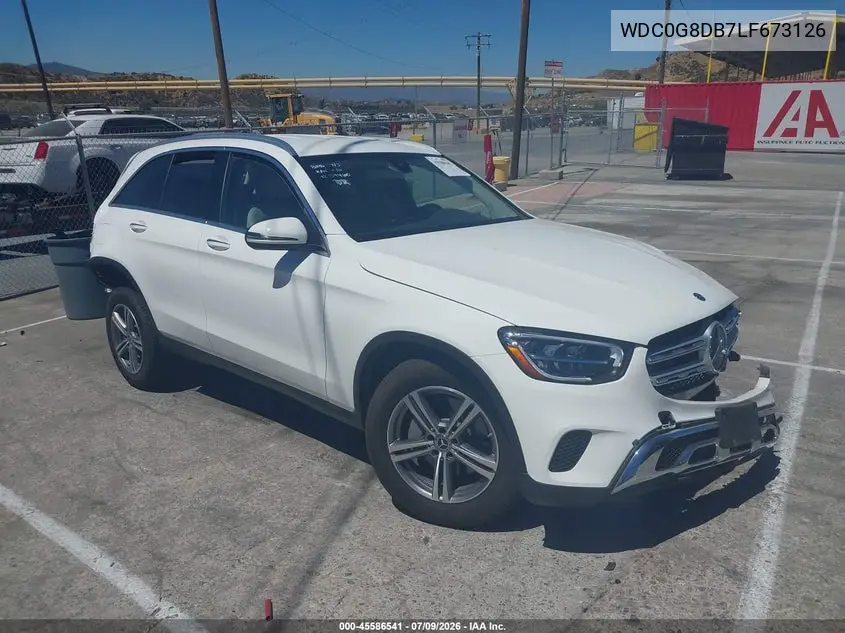 2020 Mercedes-Benz Glc 300 VIN: WDC0G8DB7LF673126 Lot: 45586541