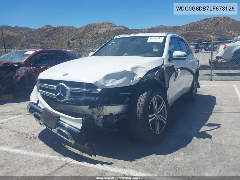2020 Mercedes-Benz Glc 300 VIN: WDC0G8DB7LF673126 Lot: 45586541