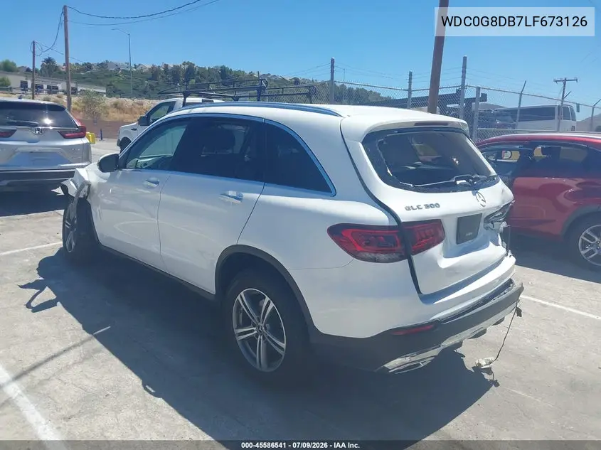 2020 Mercedes-Benz Glc 300 VIN: WDC0G8DB7LF673126 Lot: 45586541