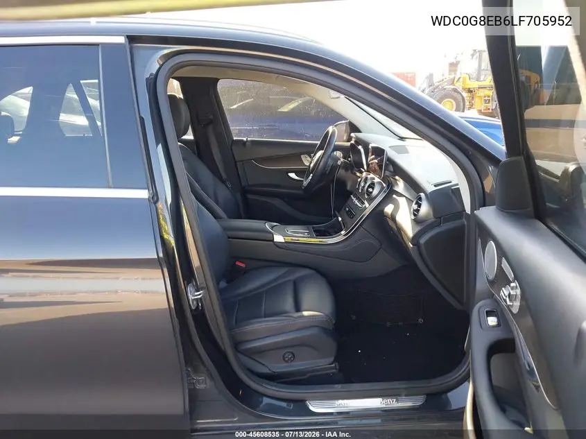 2020 Mercedes-Benz Glc 300 4Matic VIN: WDC0G8EB6LF705952 Lot: 45608535