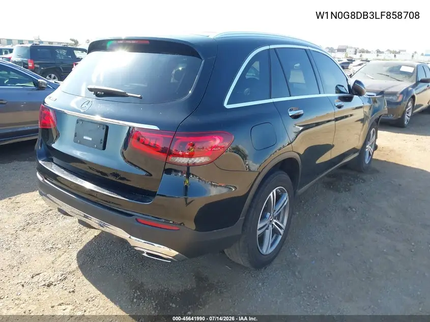 2020 Mercedes-Benz Glc 300 VIN: W1N0G8DB3LF858708 Lot: 45641990