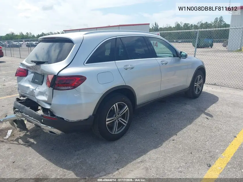 2020 Mercedes-Benz Glc 300 VIN: W1N0G8DB8LF811612 Lot: 45644014
