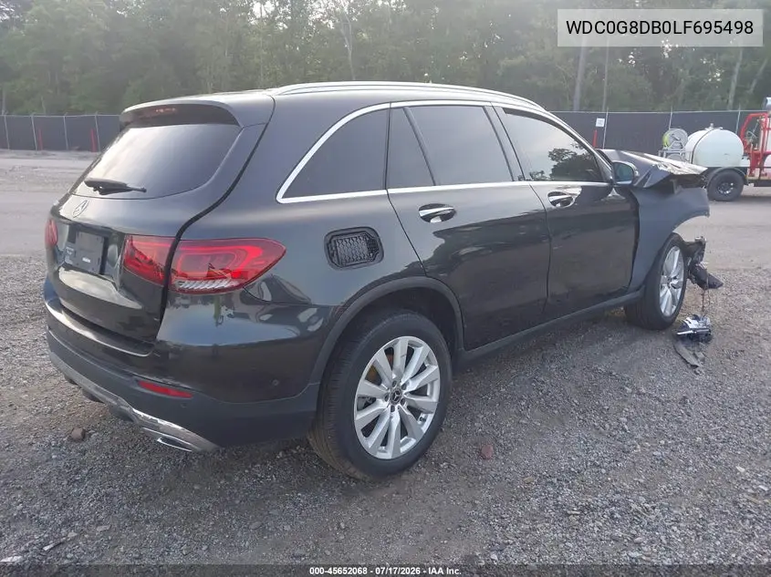 2020 Mercedes-Benz Glc 300 VIN: WDC0G8DB0LF695498 Lot: 45652068