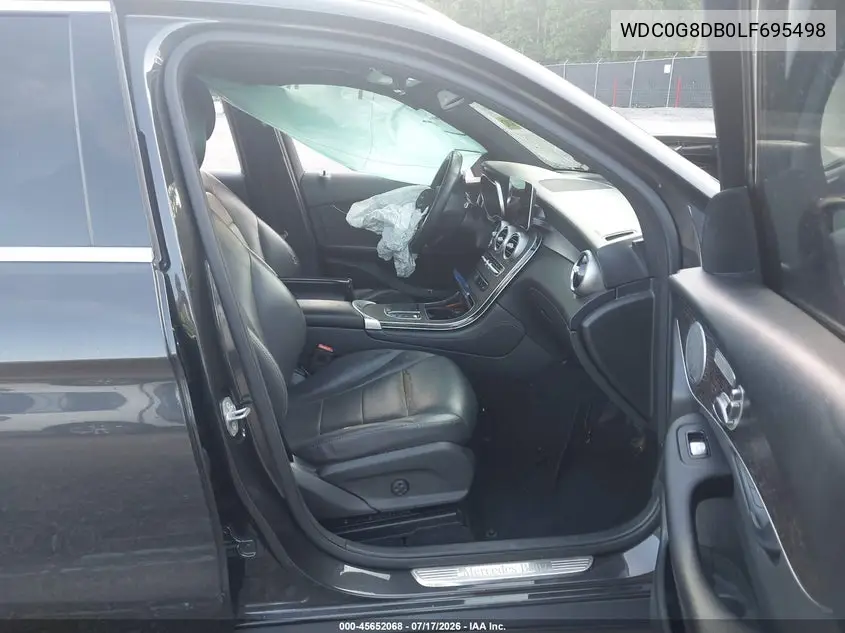 2020 Mercedes-Benz Glc 300 VIN: WDC0G8DB0LF695498 Lot: 45652068