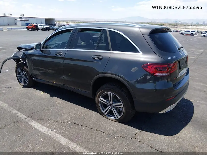 2020 Mercedes-Benz Glc 300 VIN: W1N0G8DB2LF765596 Lot: 45676911