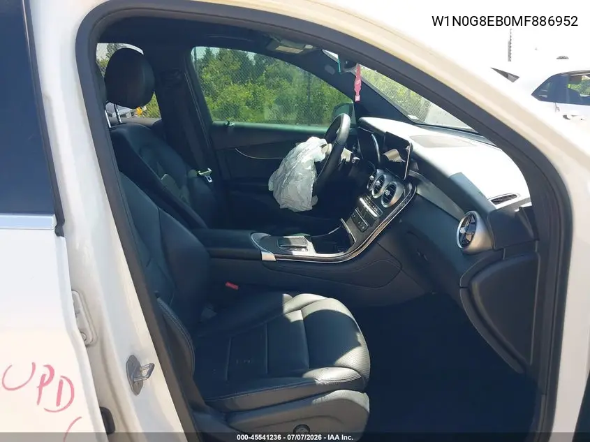 2021 Mercedes-Benz Glc 300 4Matic Suv VIN: W1N0G8EB0MF886952 Lot: 45541236