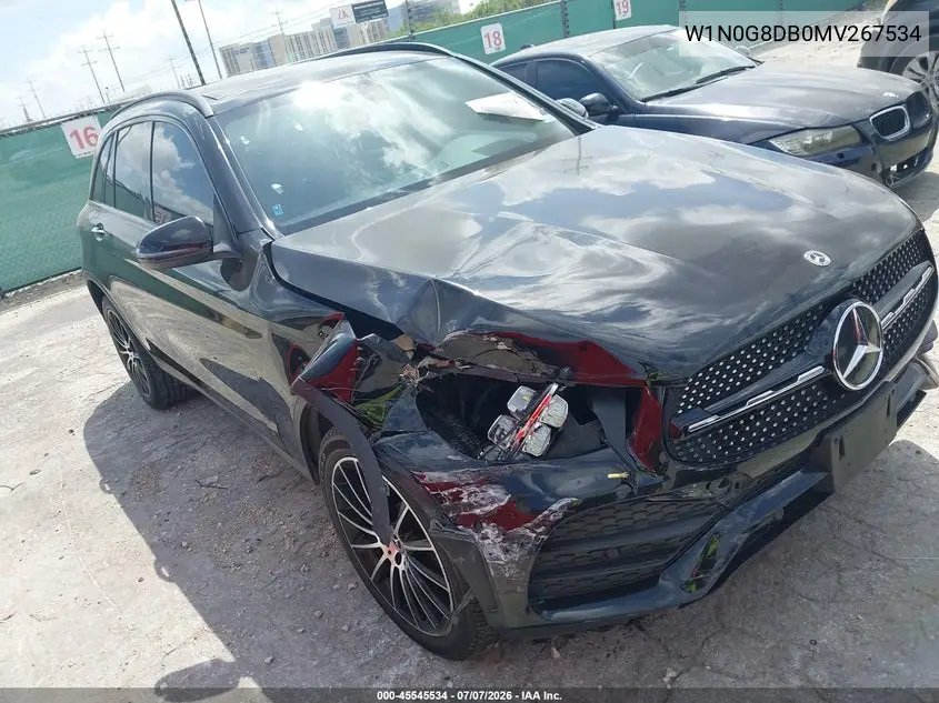 2021 Mercedes-Benz Glc 300 Suv VIN: W1N0G8DB0MV267534 Lot: 45545534