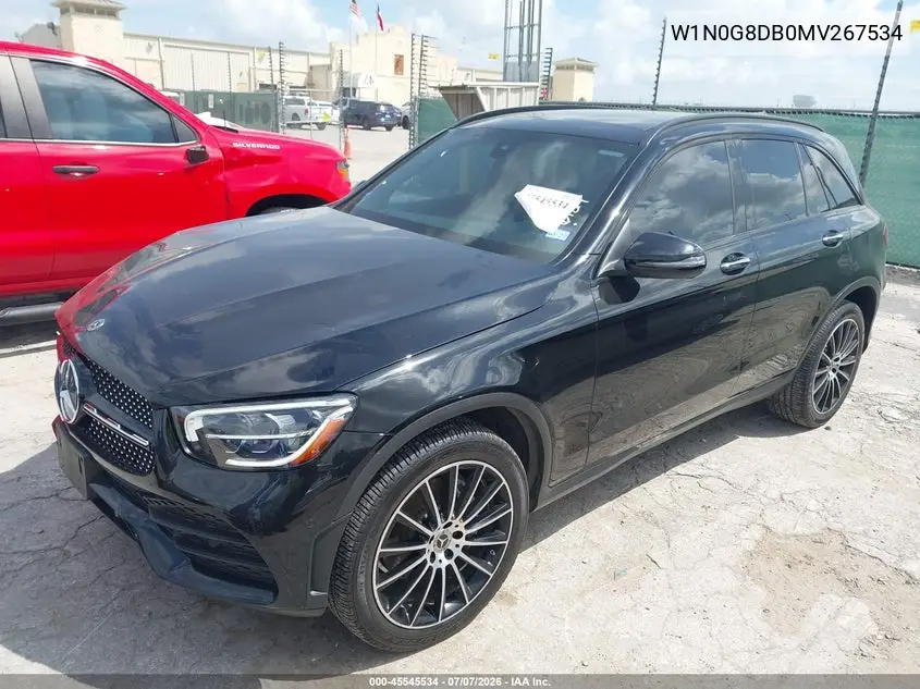 2021 Mercedes-Benz Glc 300 Suv VIN: W1N0G8DB0MV267534 Lot: 45545534