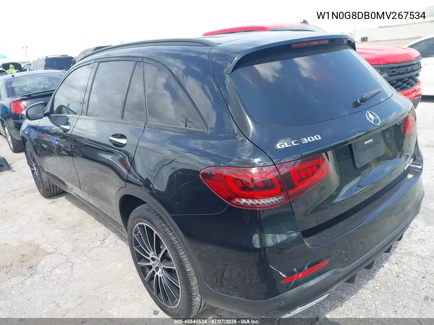 2021 Mercedes-Benz Glc 300 Suv VIN: W1N0G8DB0MV267534 Lot: 45545534