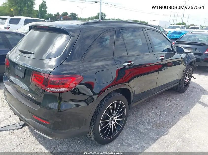 2021 Mercedes-Benz Glc 300 Suv VIN: W1N0G8DB0MV267534 Lot: 45545534