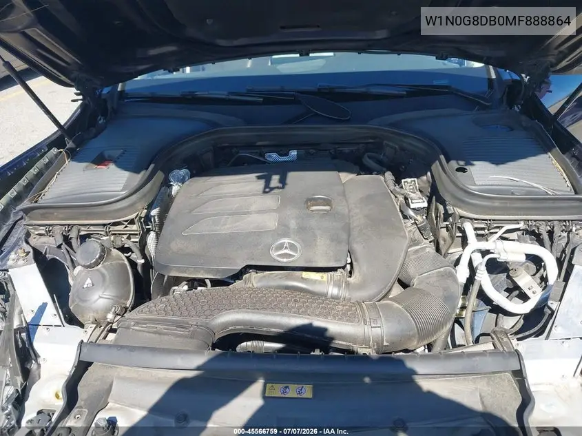 2021 Mercedes-Benz Glc 300 Suv VIN: W1N0G8DB0MF888864 Lot: 45566759