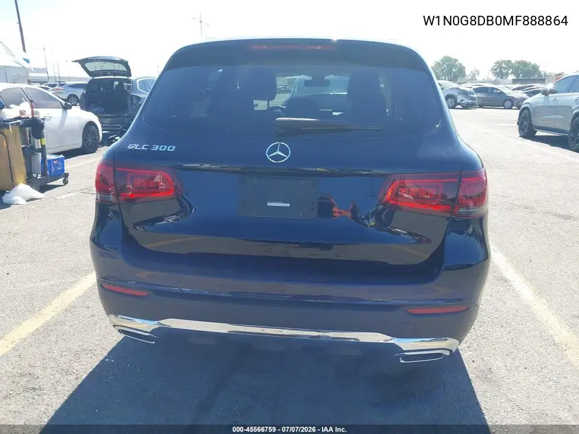2021 Mercedes-Benz Glc 300 Suv VIN: W1N0G8DB0MF888864 Lot: 45566759