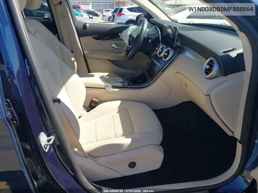 2021 Mercedes-Benz Glc 300 Suv VIN: W1N0G8DB0MF888864 Lot: 45566759