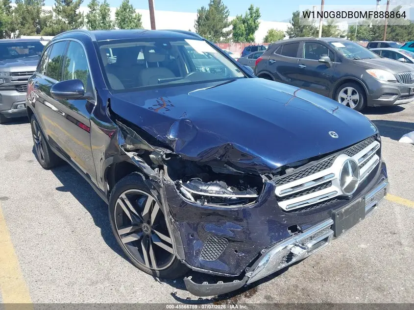 2021 Mercedes-Benz Glc 300 Suv VIN: W1N0G8DB0MF888864 Lot: 45566759